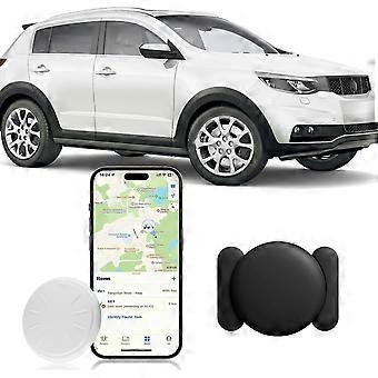 Tracker voor voertuigen, geen maandelijkse kosten, GPS-autotracker, autolocator, werkt met Apple Find My (alleen iOS), mini GPS-tracker met magnetische behuizing (zwart 1).