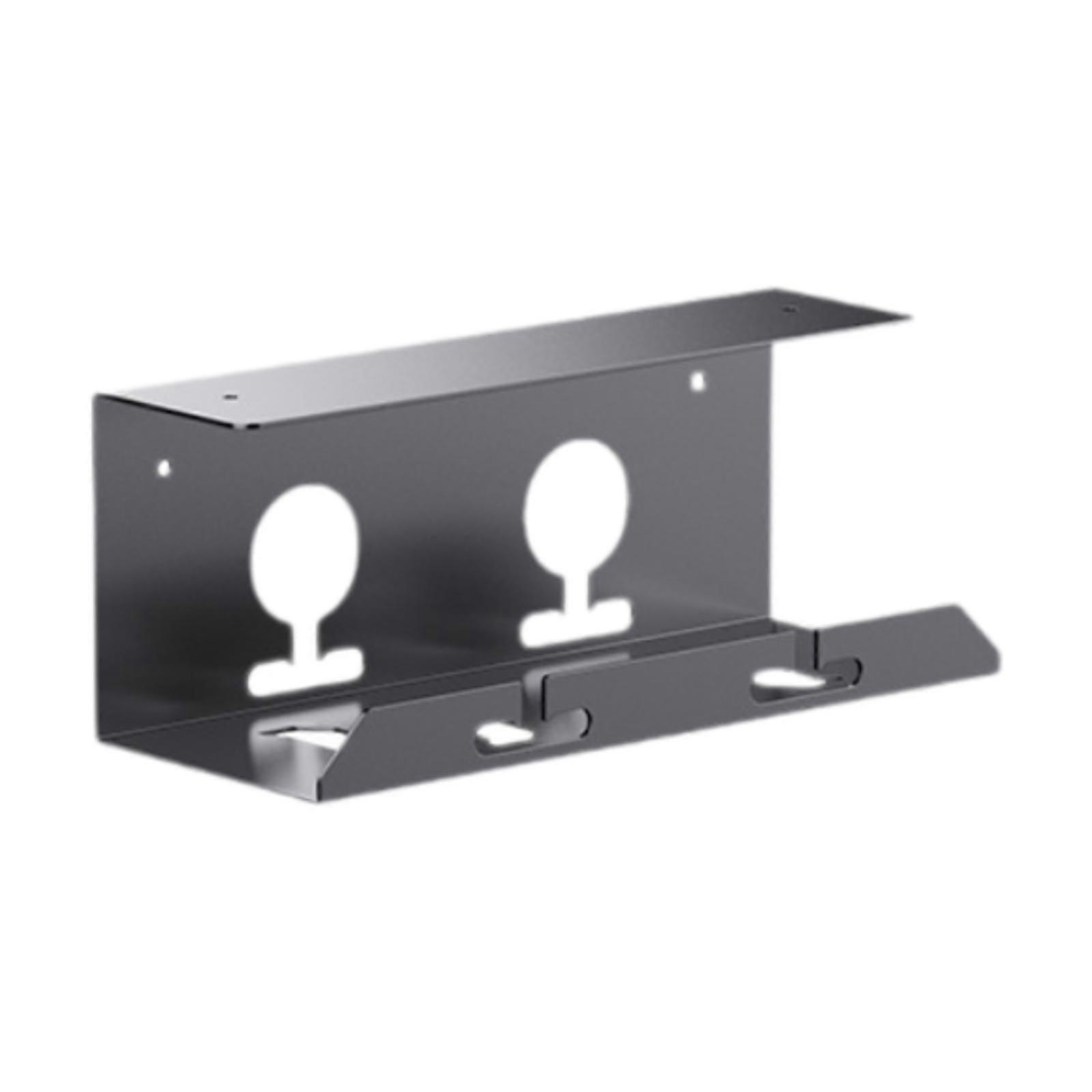 under Table Storage Tray Power Socket Cord Shelf Rustproof Easy Installation