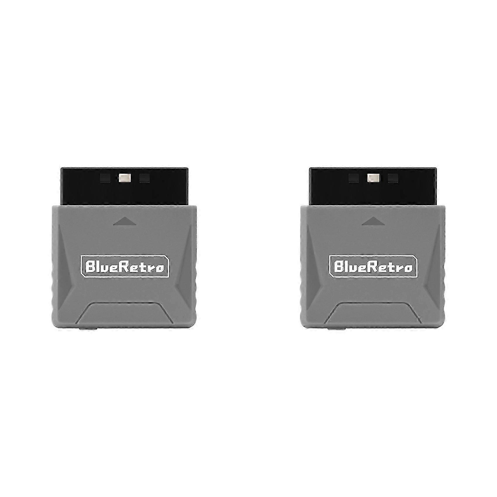 2X Blueretro Receiver Wireless Game Controller Adapter compatible with PS1/PS2 Compatible with PS4 PS5 Xbox Wireless Controller D