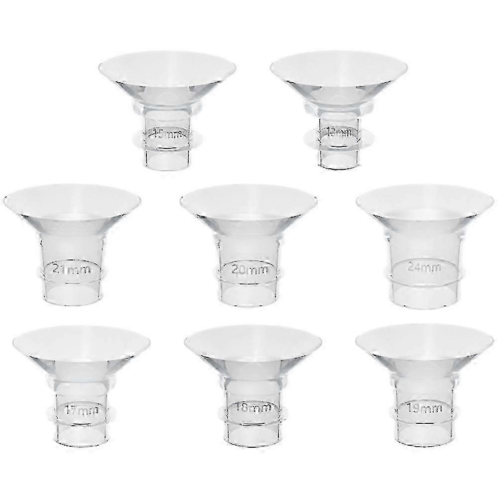 8 pcs Breast Pump Flange Inserts Silicone Flange Inserts Replacement Flange Inserts