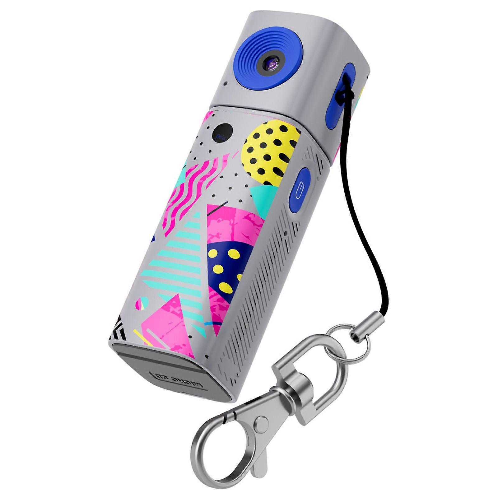 Mini Keychain Digital Camera 2K Compact TFT LCD Screen Vintage Video Camera