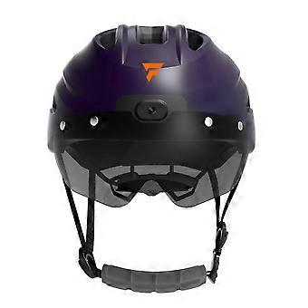Intelligent Cycling Helmets with 4K Camera Front/Rear Lights & Tracking Innovative Intelligent Helmets with 4K Record White