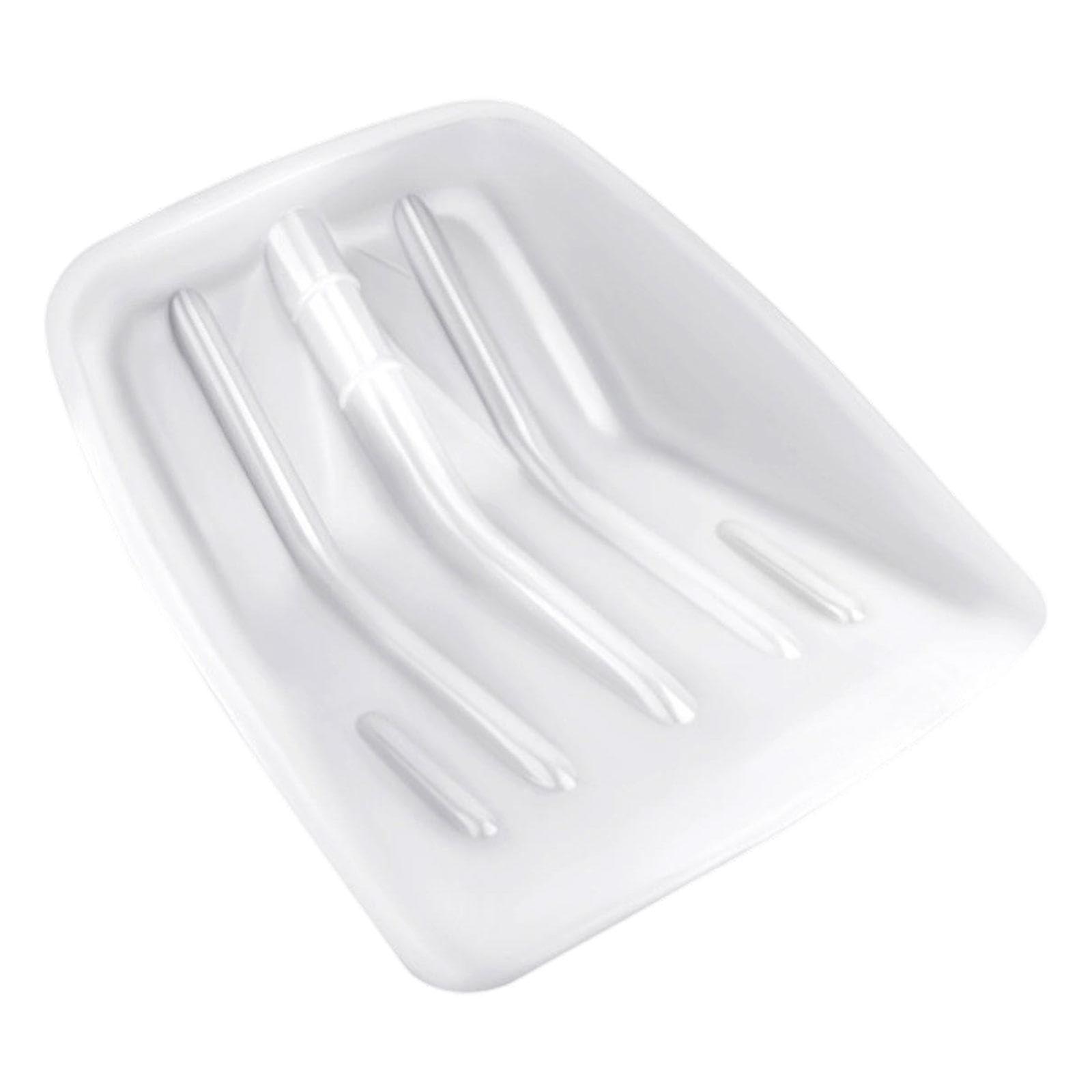 Pelle à neige robuste pour allées et travaux agricoles, pelle à manche en polyéthylène pour le nettoyage des cours et des céréales