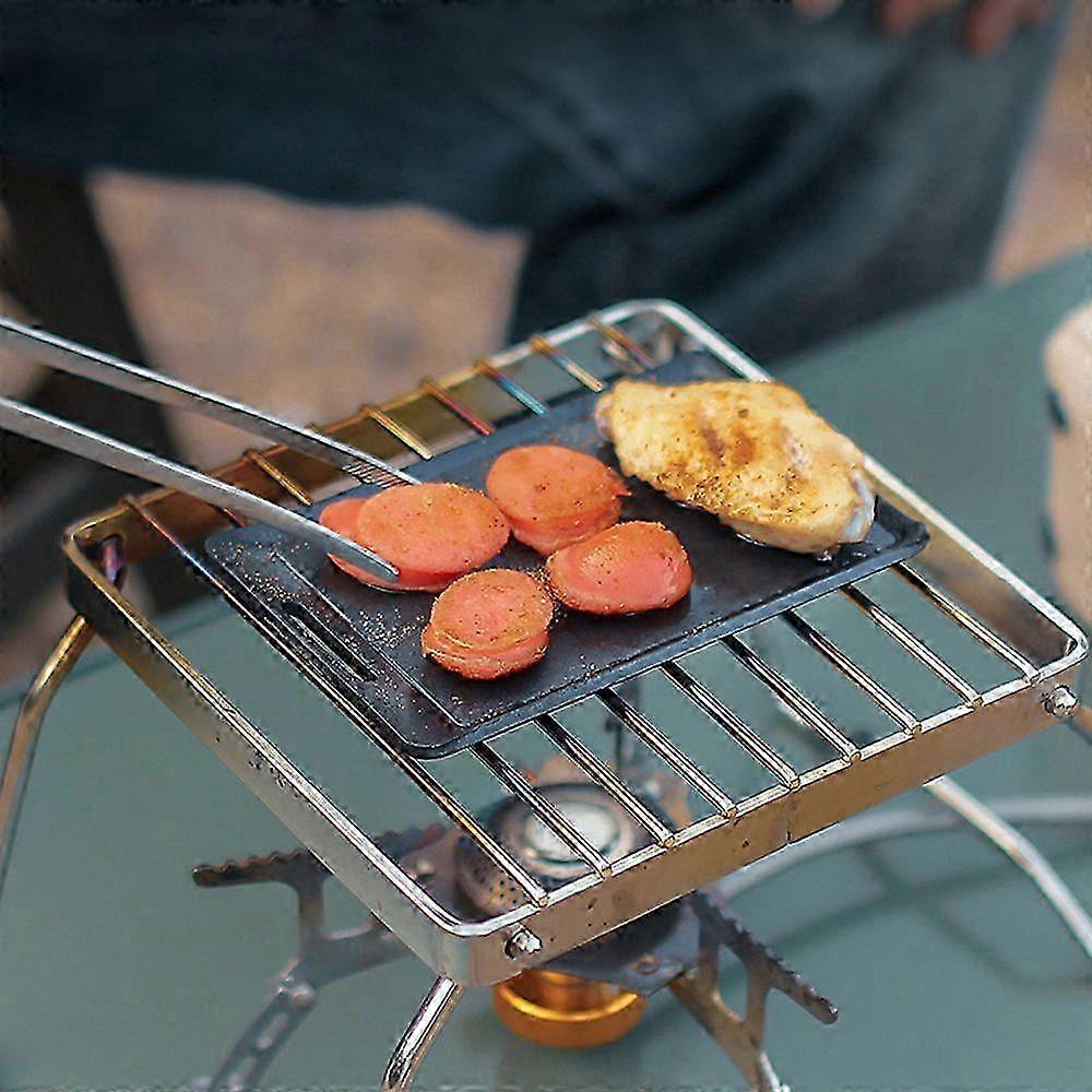 Portable Cast Iron BBQ Frying Plate