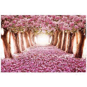 Quebra-cabeça para adultos de 1000 peças com paisagem da Avenida Sakura, peças de corte preciso e decoração de parede.
