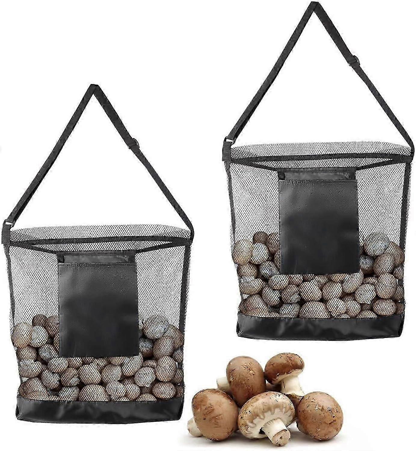 Expandable Breathable Mushroom Foraging Bag