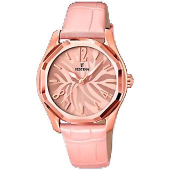 Festina Traum Sammlung Quarz Analog Frau Uhr mit F16739/2 synthetische lederarmband