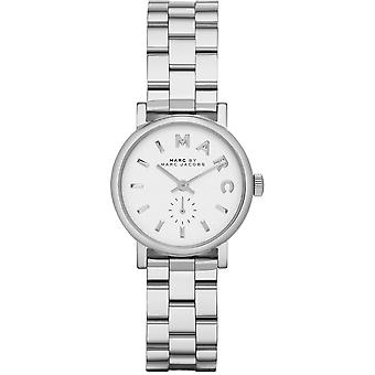 Marc by Marc Jacobs Baker kvartsi analoginen nainen katsella ruostumattomasta teräksestä ranne koru MBM3246