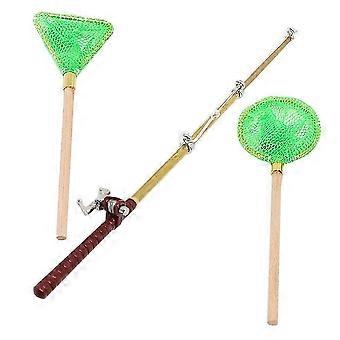 Ornamental Mini Fishing Pole Model Fishing Pole for Playing 1Set Durable Materials prime