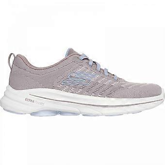 Women's Skechers GO WALK 8 Britt | Taupe/Blue | Womens Lightweight Trainers