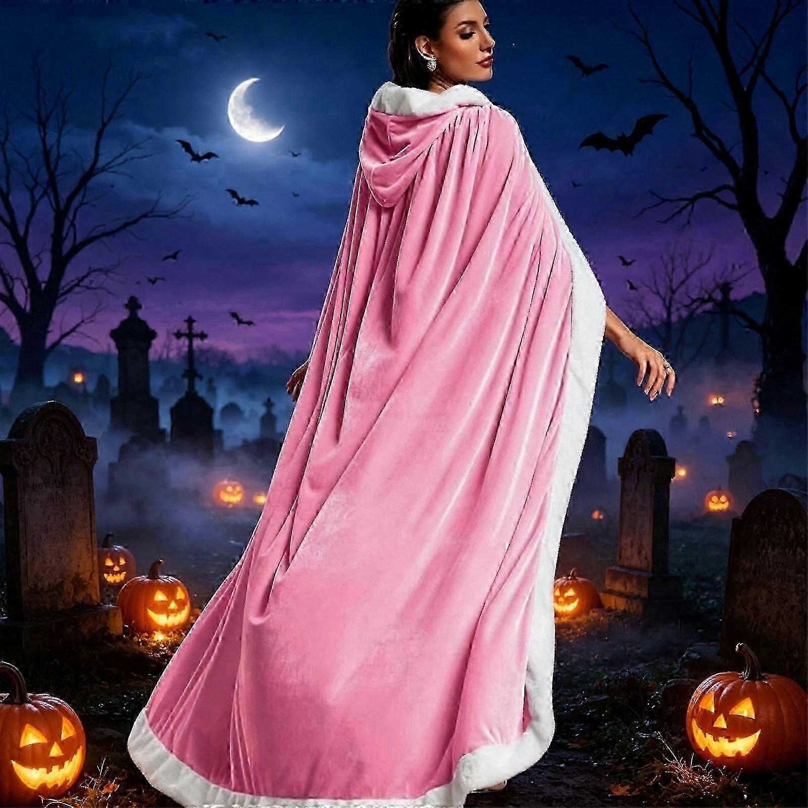 Stage Use Costume Cloak, Medieval Full Length Tie Front Outer Layer-y12