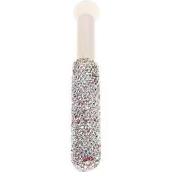Sponge Brush for Seamless Concealer Application Mushroom Head with Rhinestone Handle and Precise Powder Control, Small Drumstick Shape Soft Sponge Bru