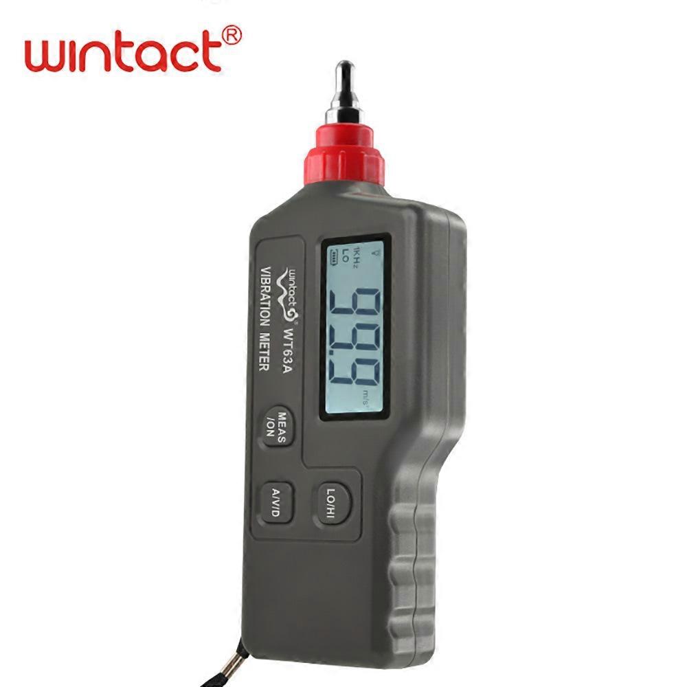 WT63A digital vibrasjonsmåler med aluminiumshus.