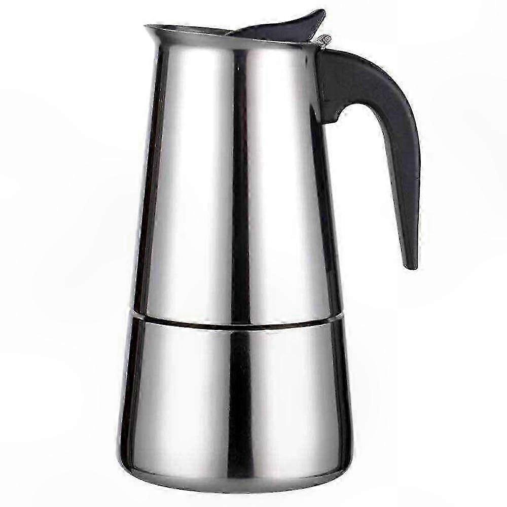 Ergonomic Induction Stainless Espresso Maker