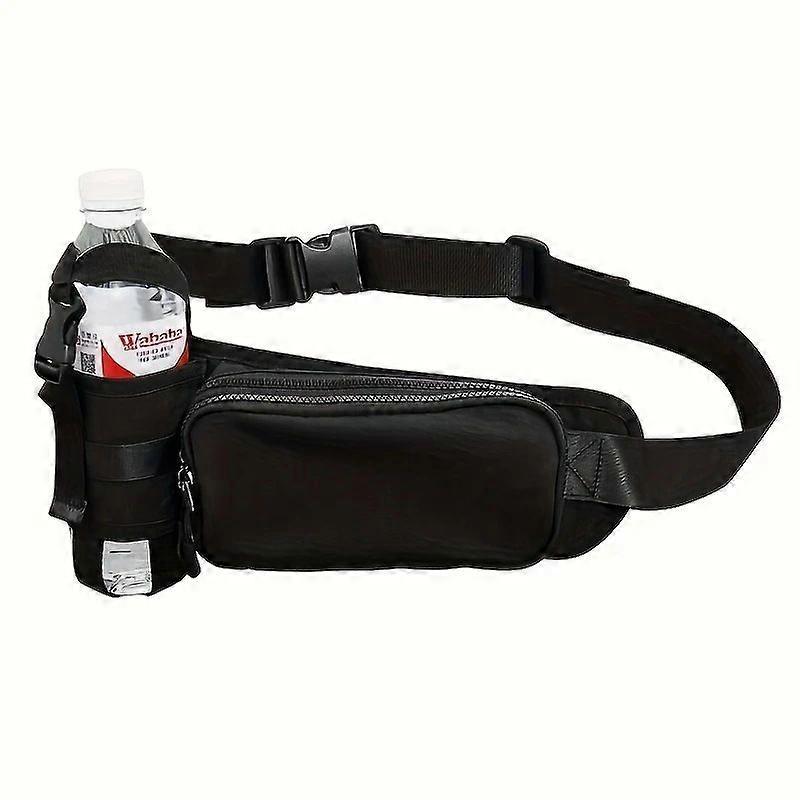 Nylon Waist Pack With Bottle Holder
