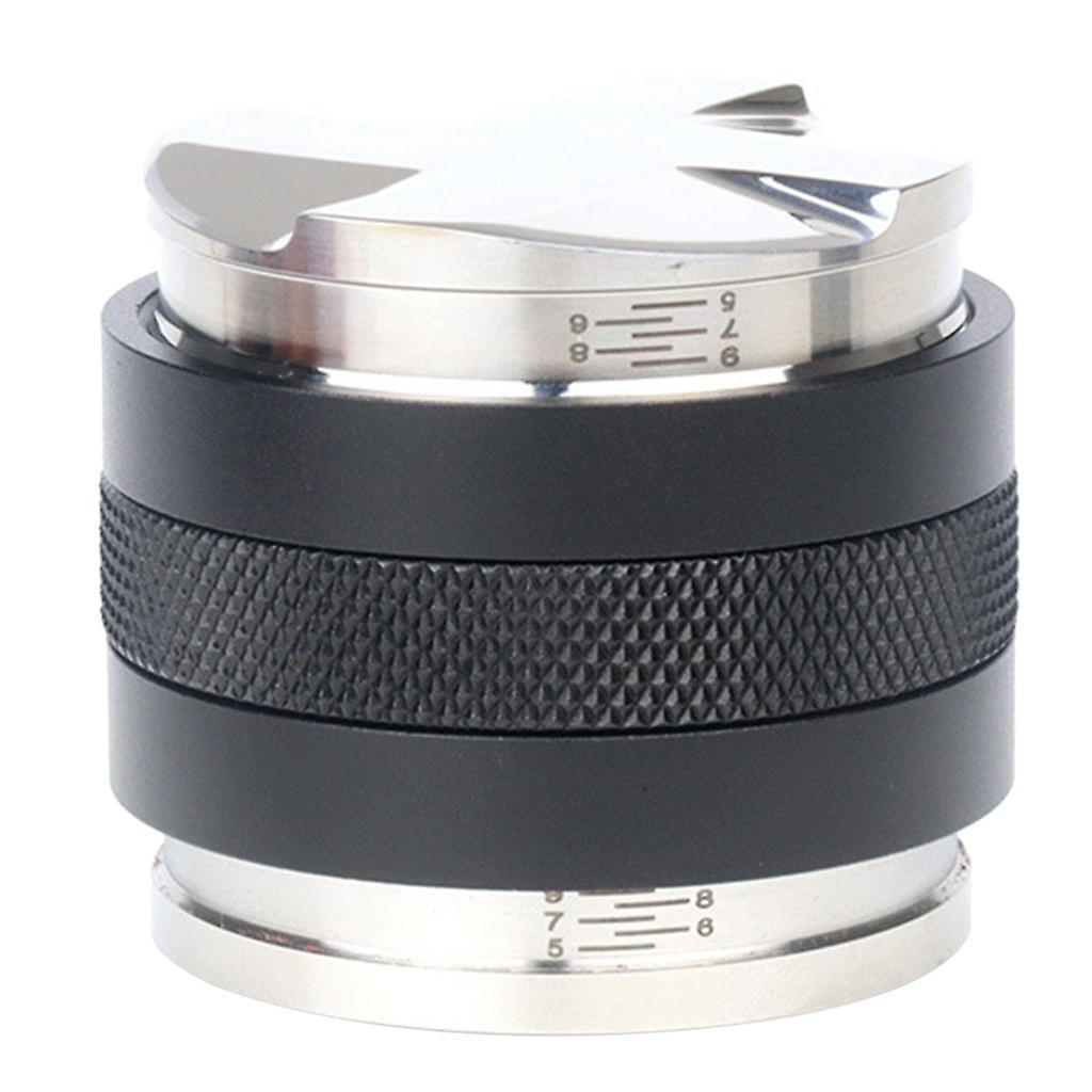 Adjustable Espresso Powder Hammer Distributor Coffee Tamper Leveler 53mm