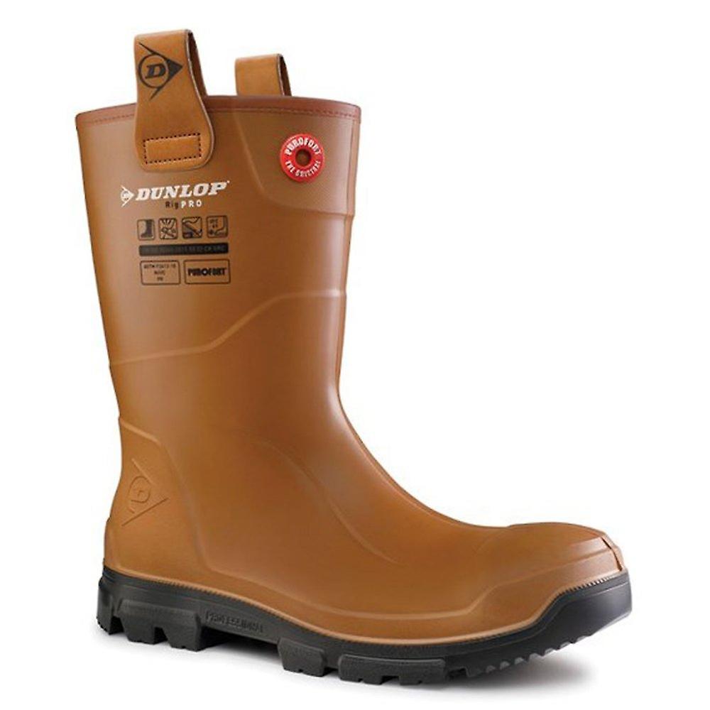 Dunlop Purofort RigPRO Full Safety Fur Lined Mens Wellingtons