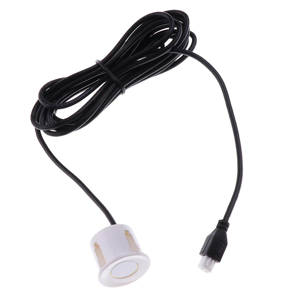 Universal Car Safety Reverse Backup Parking Radar Sensor 2.5m White