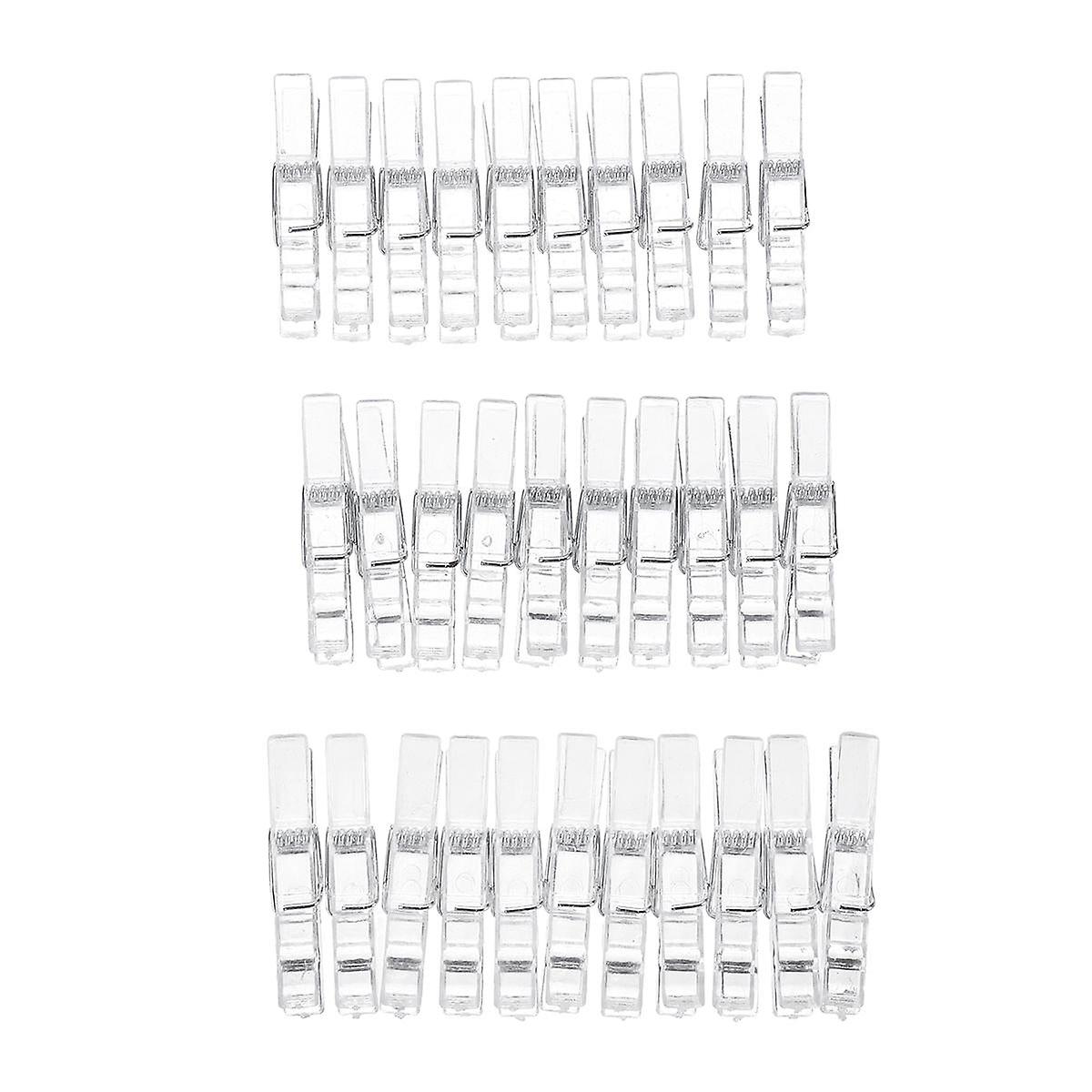 3M 5m 10m Warm White Led Fairy String Lights With Hanging Photo Clips - Battery Operated For Christmas, Party, Wedding Decor