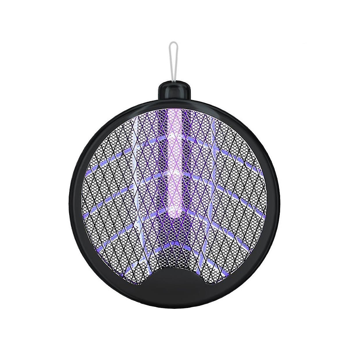 3000v Electric Mosquito Swatter with Lamp Usb Rechargeable Foldable Bug Zapper Summer Fly Swatter/h