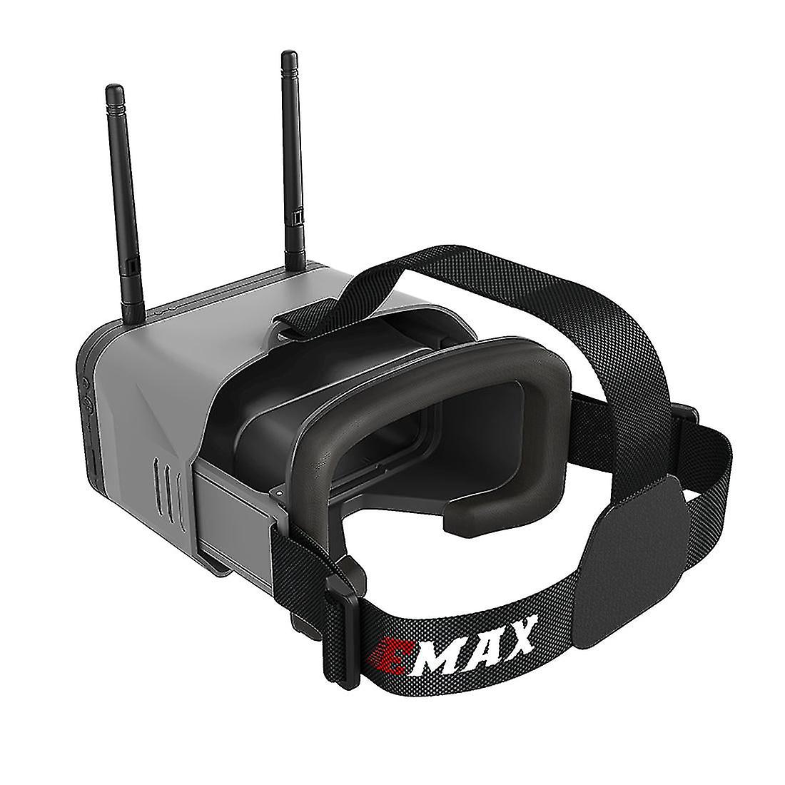 Emax Transporter 2 Fpv Goggles 5.8ghz Glasses 4.3inch Screen Bulit-in 1300mah Lipo Battery For Emax Tinyhawk Iii Rc Racing Drone