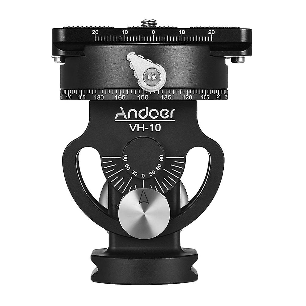 2 Way Pan/tilt Tripod Head Panoramic Bird Watching Photography Head