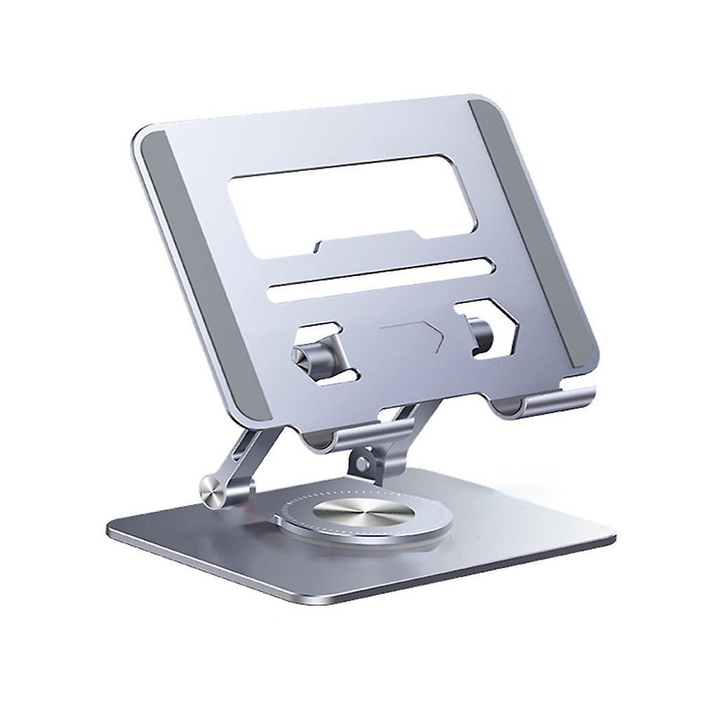 Laptop Stand New Aluminum Alloy Desktop Folding Rack 360 Degree Rotating Notebook Stand Cooling tional