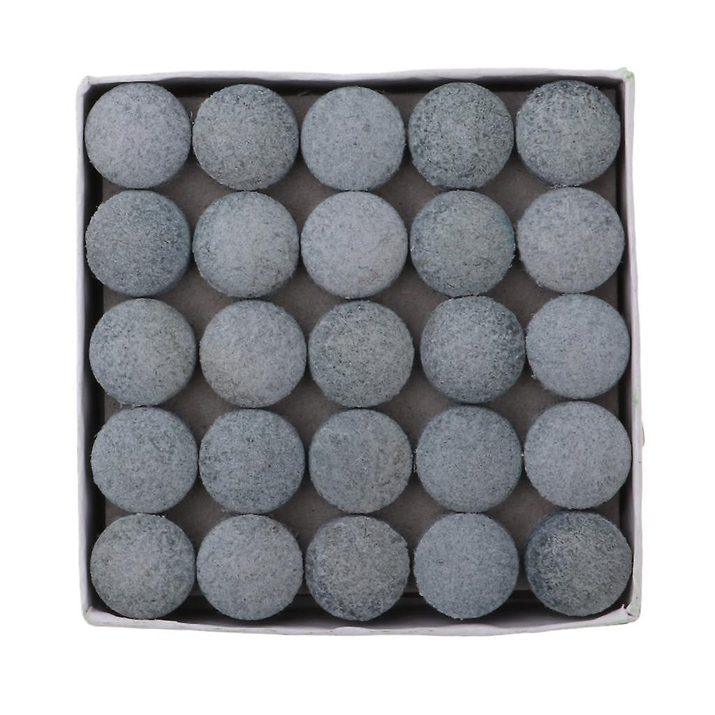 50 Stück/Box Gepresste und geformte Snooker Billard Pool Leder Queue Spitzen 13mm