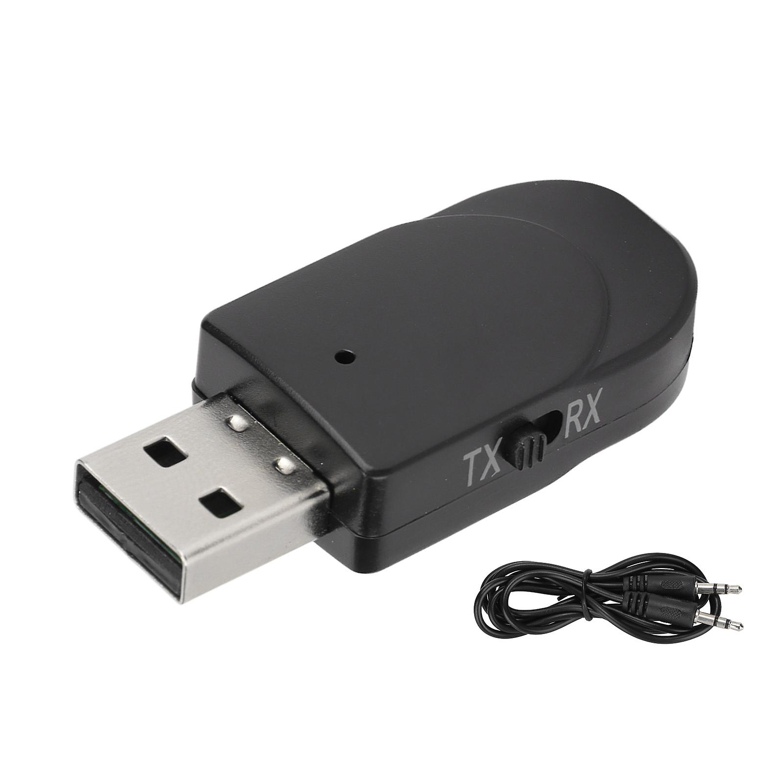 Wireless Bluetooth Transmitter Receiver 2 in 1 Hands-Free Call Stereo AUX Adapter for Mobile Phones and TVs Compatible Audio Device