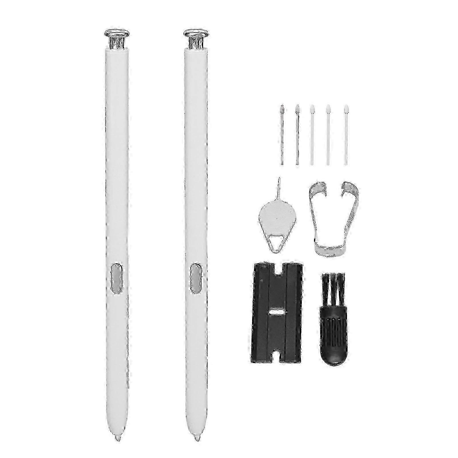 White Touch Screen Stylus Pen Kit for Samsung Galaxy Note 10/10 Plus with Spare Tips