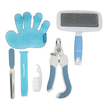 Pet Trimming Kit Dog Comb Cat Nail Scissors Pet Cleaning Supplies Pet Grooming Hairdressing Trim Kits