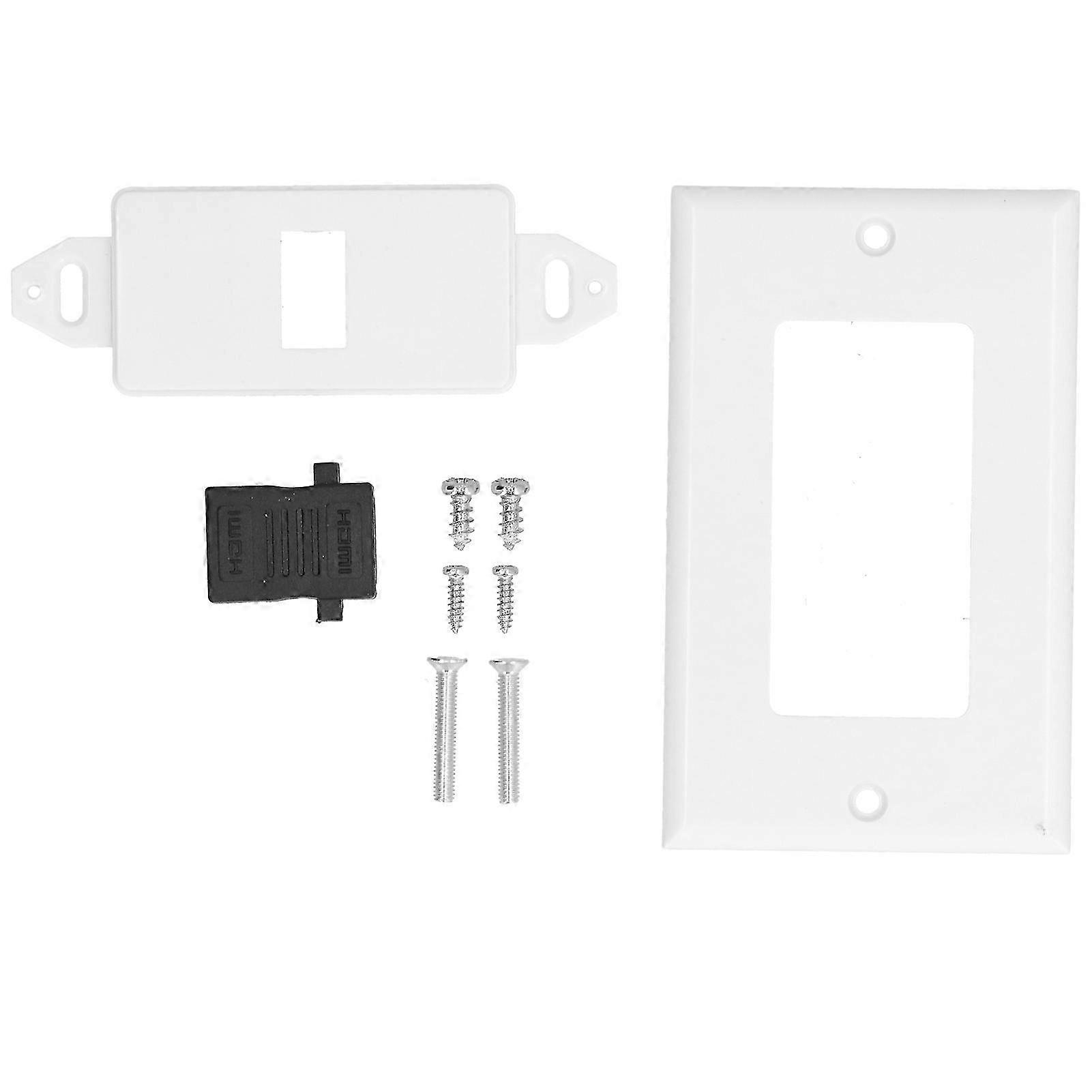 High Definition Multimedia Interface Wall Plate High Resolution 4K High Speed Pass Through No Welding Cable Pass Through Insert