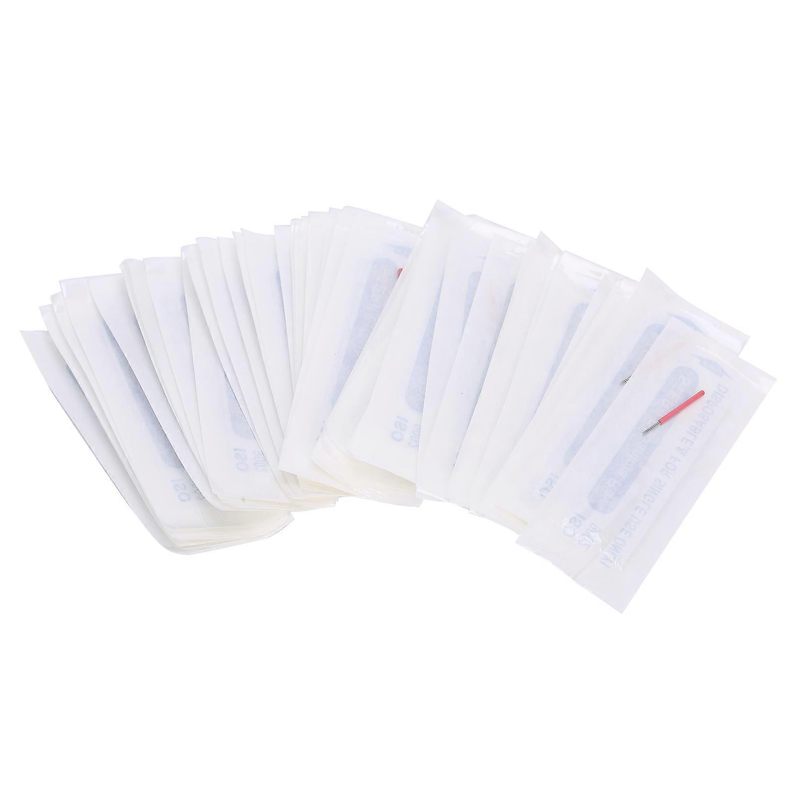 50pcs Professional Shader Microblading Needle Stainless Steel Eyebrow Tattoo Needle5RS