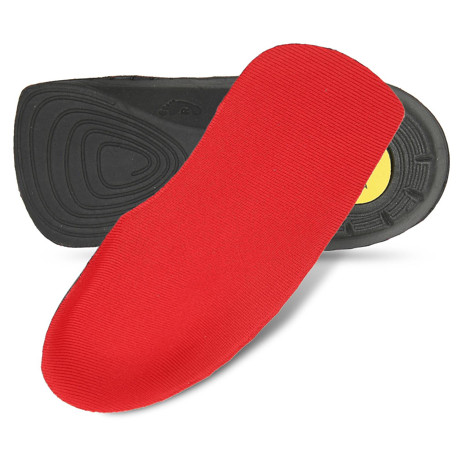 Foot Insoles Comfortable Shock Absorbing Arch Supports Inserts for Walking Running L 7,5 x 3,1 pouces 