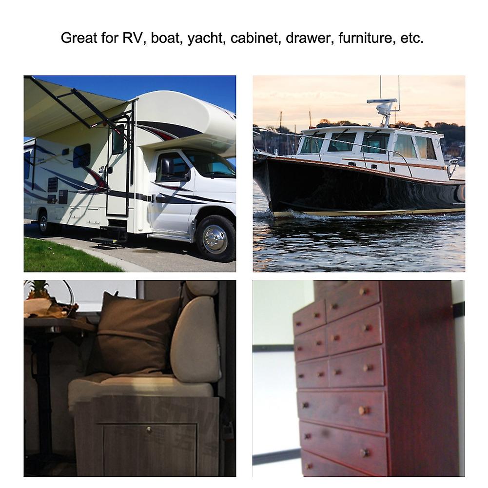 Cabinet Push Button Lock,Car Boat Keyless Push RV Button Lock RV Lock Power Packed Performance