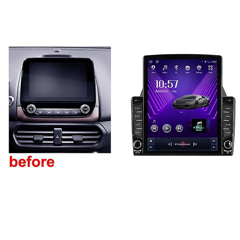 9.7" Android For Ford EcoSport Eco Sport 2017-2021 Tesla Type Car Radio Multimedia Video Player GPS