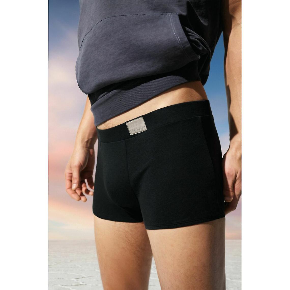 Confezione Da 4 Boxer Da Uomo In Cotone Nero