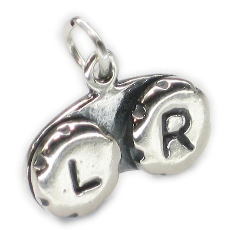 Contact Lense Case Sterling Silver Charm .925 X1 Contacts Lenses Charms