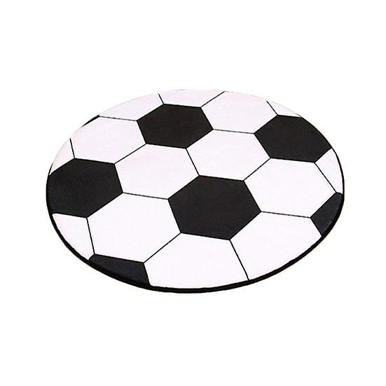 Dustproof Soccer Shape Rug Coffee Table Chair Floor Carpet Mat Pad Home Decor