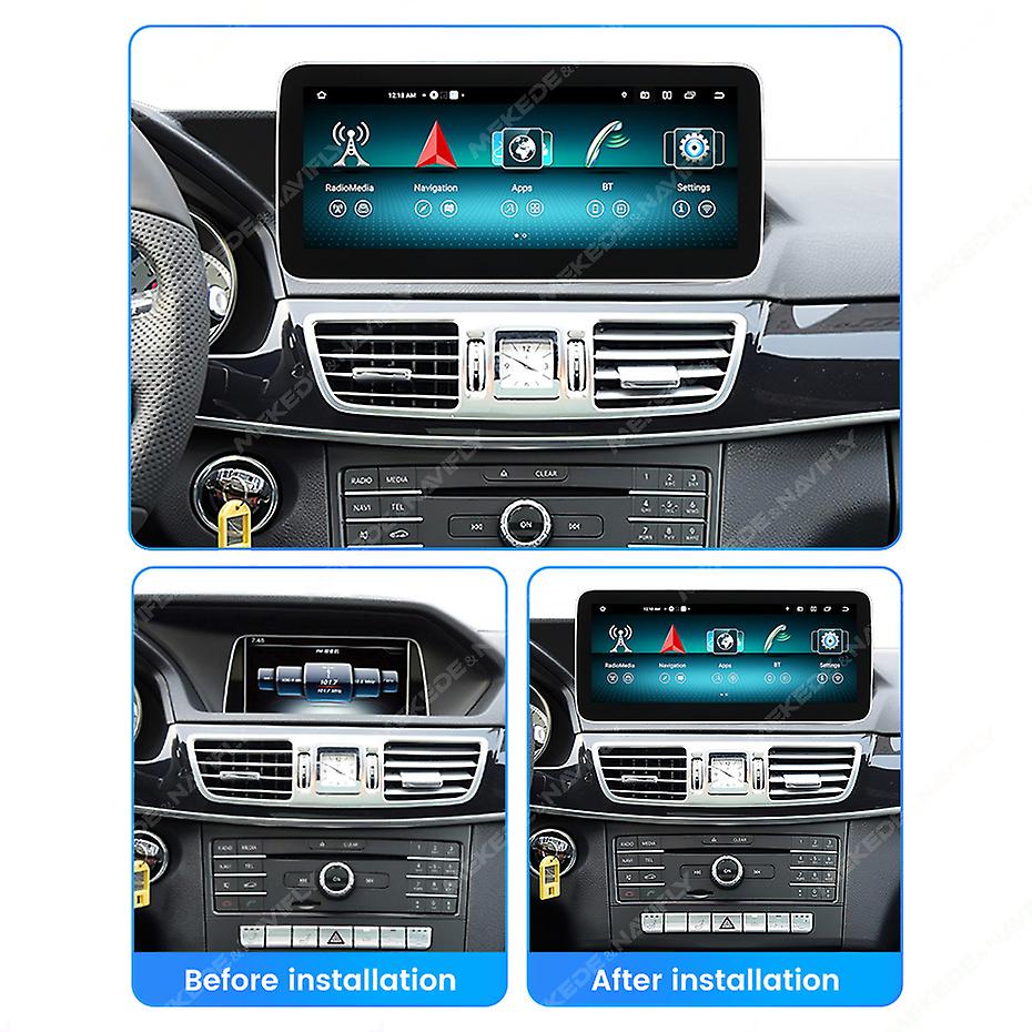 HD 6G+128G Android 13 Car Intelligent System GPS Navigation For Mercedes Benz E Class W212 E200 E230 E260 E300 S212