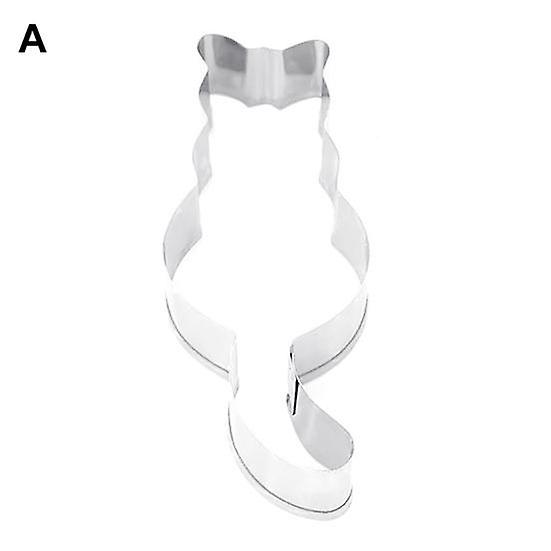 Edelstahl Ausstechform Katzen Form Keks Kuchen Form Fondant Backwerkzeug