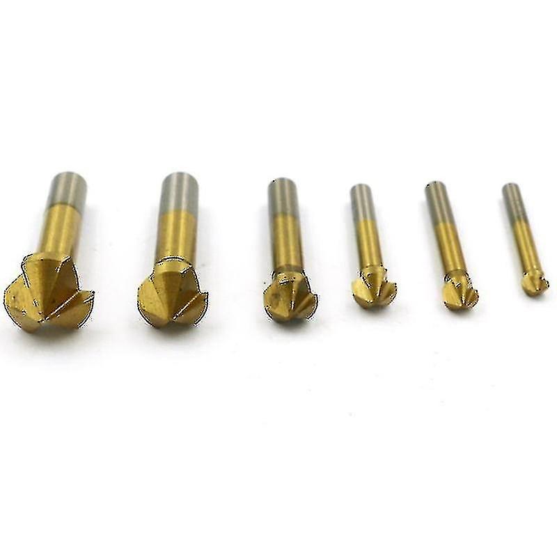 3 Flute 90 Degree Conical End Mill Titanium Coated