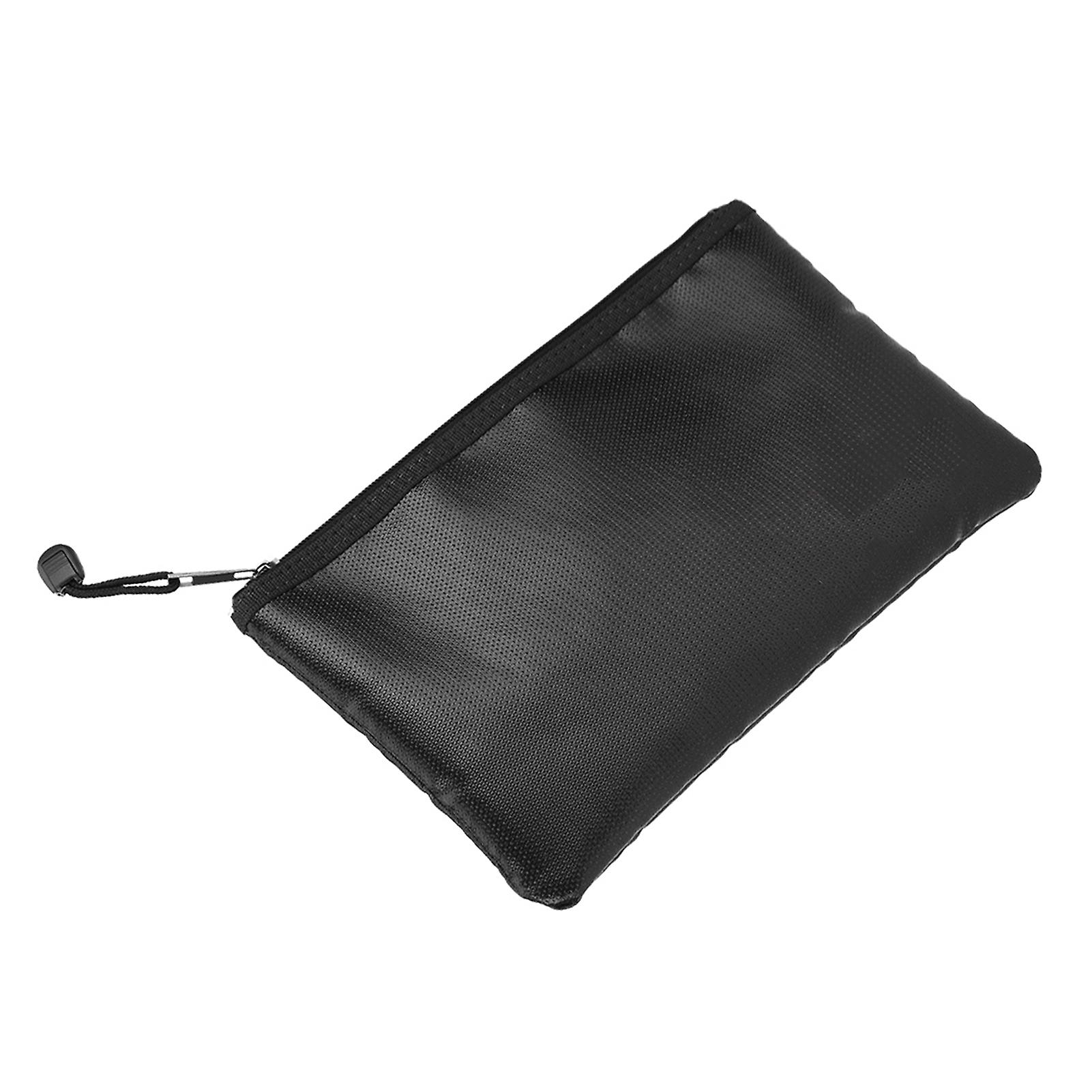 Document Bag - Fire-Resistant Waterproof Briefcase with Zipper, for School Supplies, Business Papers, Files (Size : 27 * 16cm)