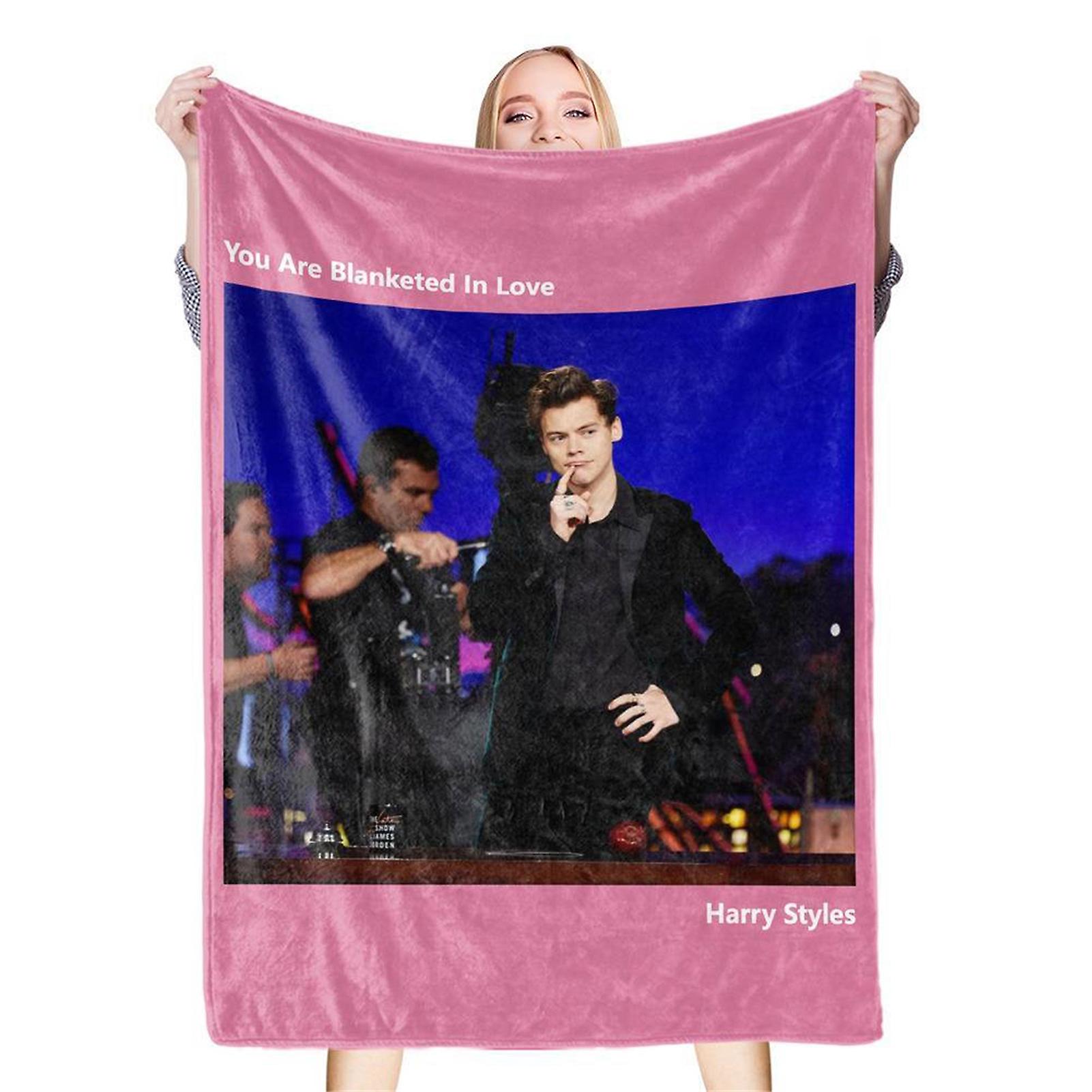 Polyester Throw Blanket Soft Printed Decorative Blanket Skin Friendly Bed Throw for Home Couch Sofa 150x200cm\/59.06x78.74in