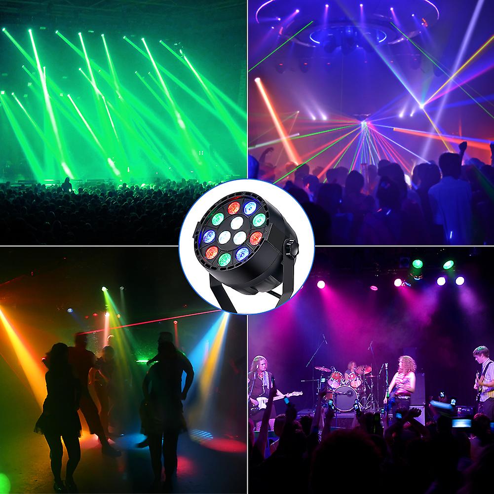 LED Par Light, EBTOOLS 12 LED Stage Light with RGBW Color, DMX, Strobe and Sound Active Mode