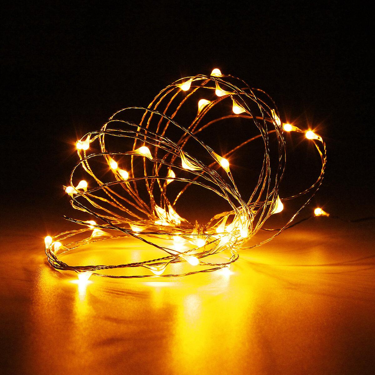Battery Powered 10m 100leds Waterproof Copper Wire Fairy String Light For Christmas +remote Control Christmas Decorations Clearance Christmas Lights
