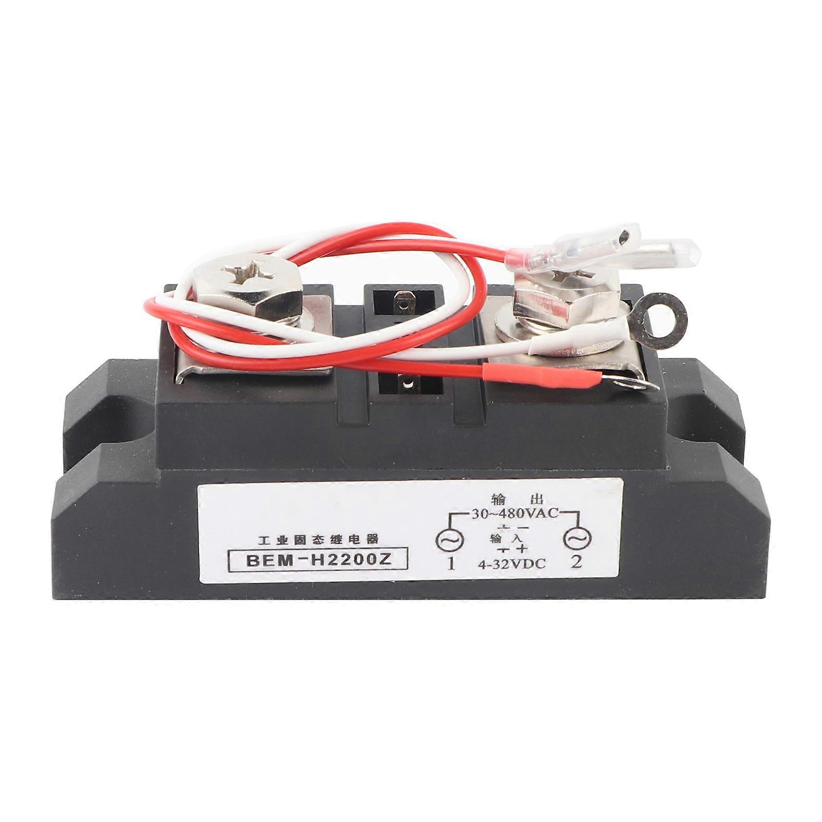 Ouitble Solid State Relay Industrial Solid State Relay, DC Control AC SSR, 2200W, High-Performance, Reliable Switching for Industrial