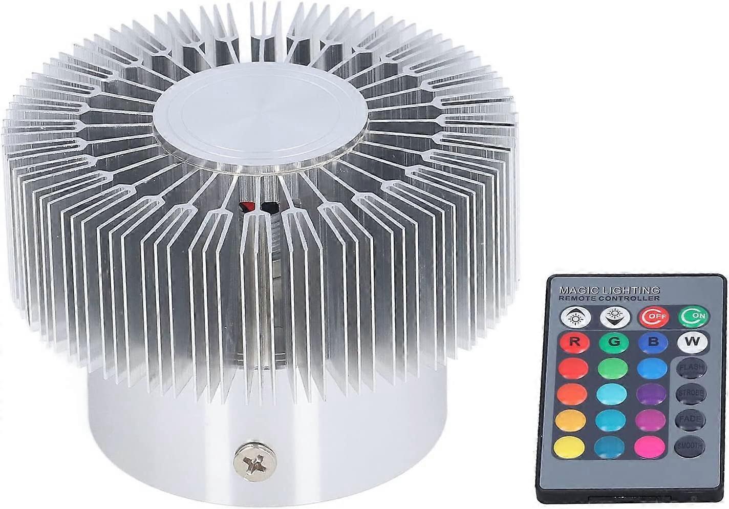 360 Luminous LED Ceiling Light 24 Keys Control LED Lamp Beads Sun Shaped Wall Lamp