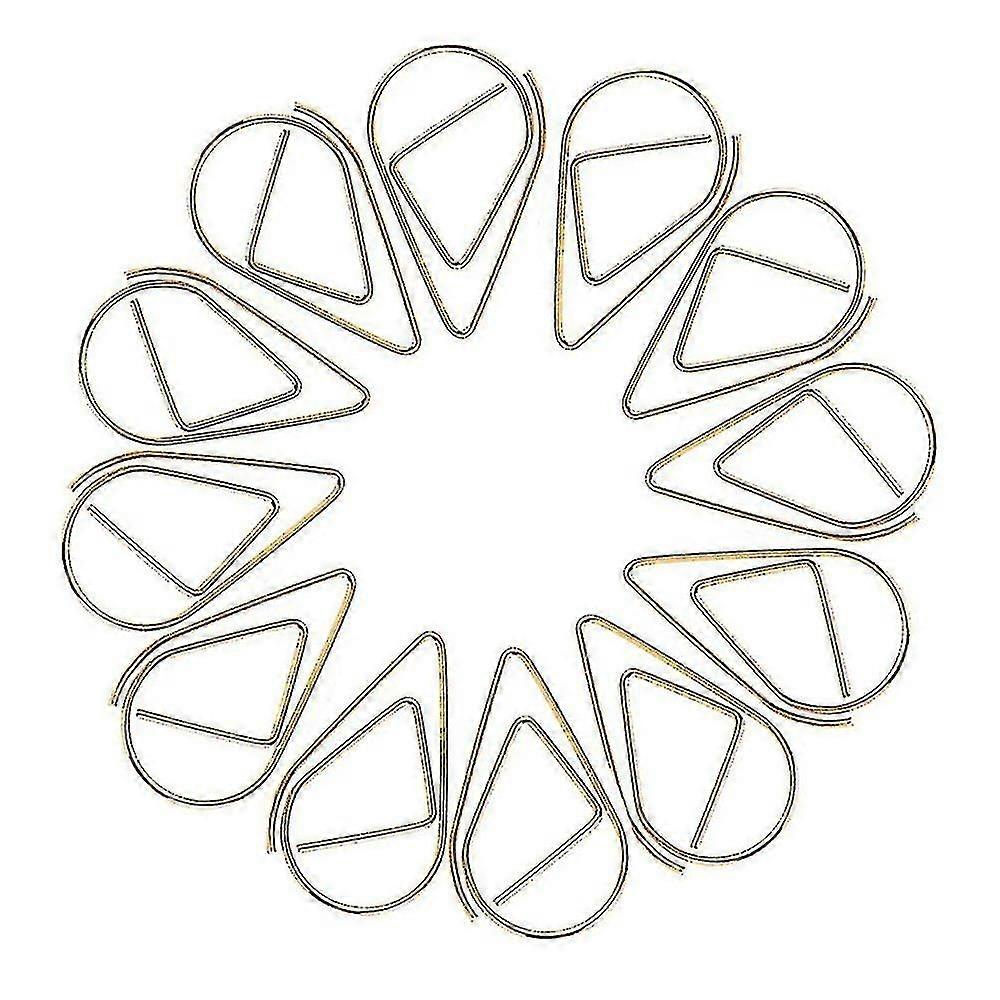 100pcs Paper Clips , Durable & Rust Resistant Paper Clips,gold