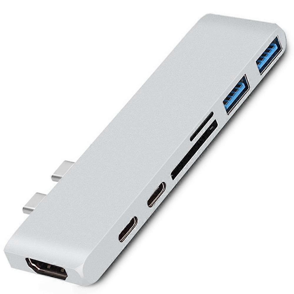 USB C Hub compatible with MacBook, PowerExpand Direct 7-in-2 Adapter Compatible